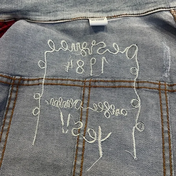 Desigual Denim Jacket bohemian boho retro eclectic vintage 80's grunge